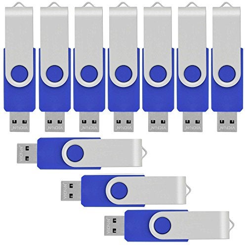 VICFUN 20 Pack 128MB USB Flash Drive 128MB Flash Drives USB 2.0 Blue - Image 5