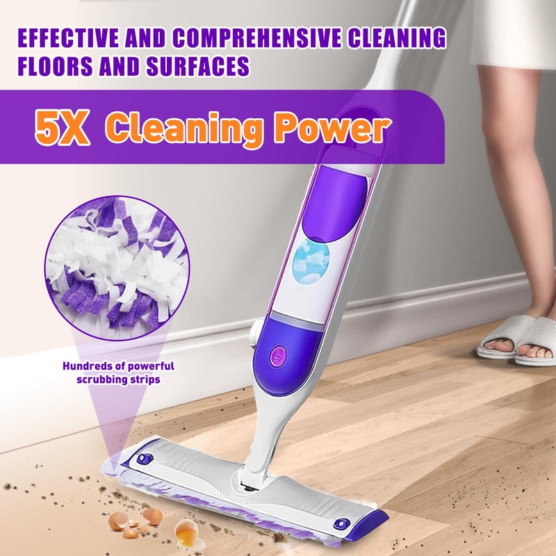 Shu Yuan Power Mop Pads for Swiffer Power Mop Refills, Multi-Surface Power Mop Pads for Swiffer Power Mop Pads, Disposable PowerMop Refill Pads Compatible with Swiffer Wet Pads Refill, 20 Count - Image 2