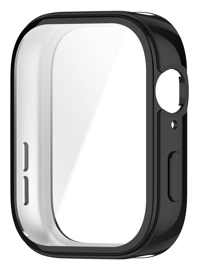 HablTech 3 PCS Soft TPU Screen Protector Cover Case for HUAWEI Watch Fit 3 Black,Clear and Blue - Image 2