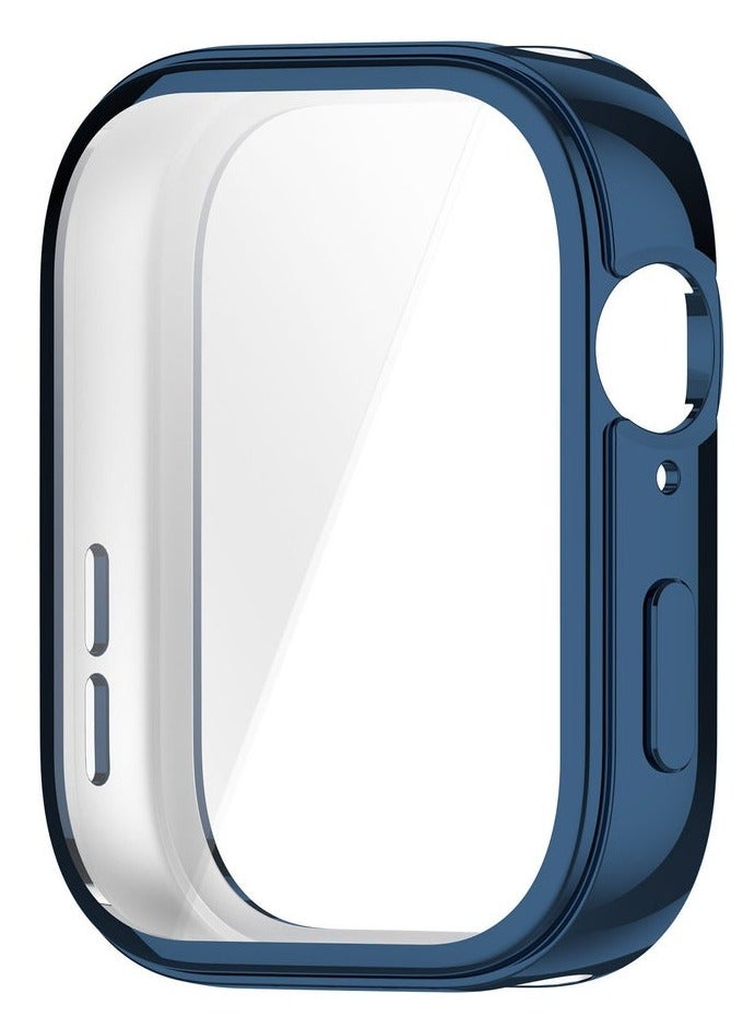 HablTech 3 PCS Soft TPU Screen Protector Cover Case for HUAWEI Watch Fit 3 Black,Clear and Blue - Image 4