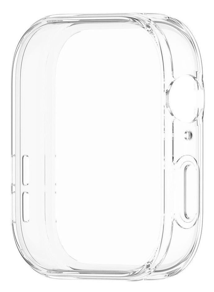HablTech 3 PCS Soft TPU Screen Protector Cover Case for HUAWEI Watch Fit 3 Black,Clear and Blue - Image 3