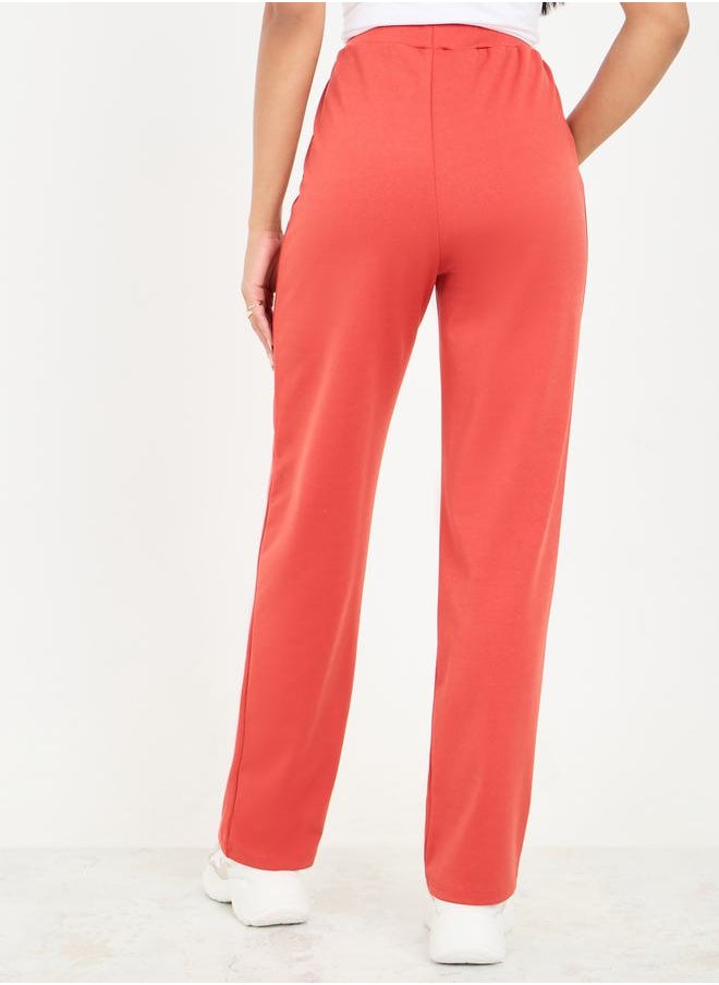 Styli - Straight Fit Solid Ponte Tregging - Image 1