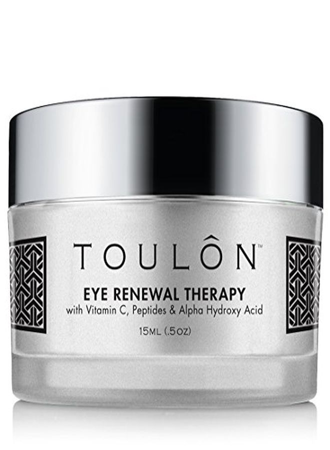 TOULON Eye Cream For Dark Circles, Puffiness And Wrinkles. Reduces Fine Lines With Vitamin C, Peptides & Alpha Hydroxy Acid. Minimizes Crows Feet, Puffy Eyes And Bags - Image 1