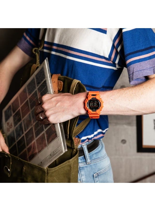 G-SHOCK Digital Watch GD‑010‑4ER, 54.9 mm Black Dial, Bio‑Based–Resin Case & Strap, 200 m WR - Image 2