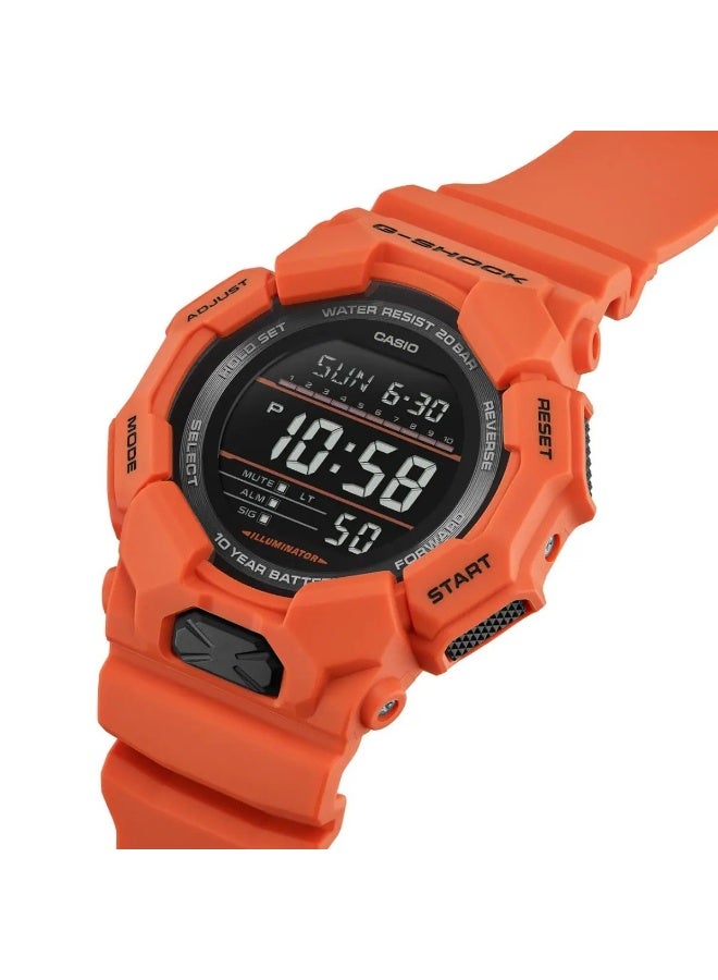 G-SHOCK Digital Watch GD‑010‑4ER, 54.9 mm Black Dial, Bio‑Based–Resin Case & Strap, 200 m WR - Image 1