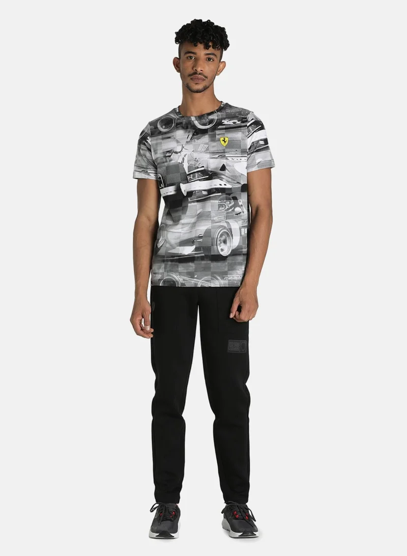 Scuderia Ferrari  Scuderia Ferrari Race All Over Print Tee for Men | Best Price UAE