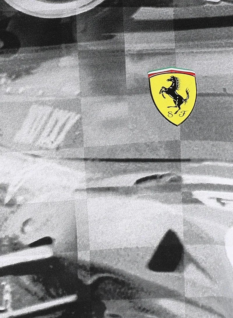 Scuderia Ferrari  Scuderia Ferrari Race All Over Print Tee for Men | Best Price UAE
