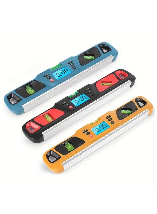 Yellow Digital Spirit Level Inclinometer 360 Degree Angle Finder Bubble Electric Protractor - Image 2