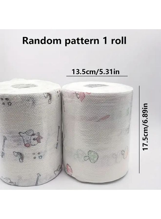 Reusable Washable Non Stick Paper Towels 100 Times Use Cartoon Pattern Kitchen Home - Image 4