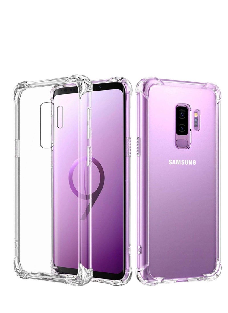 ماركة غير محددة - غطاء جراب Samsung Galaxy S9 Plus مضاد للصدمات من الكريستال الشفاف - Image 1
