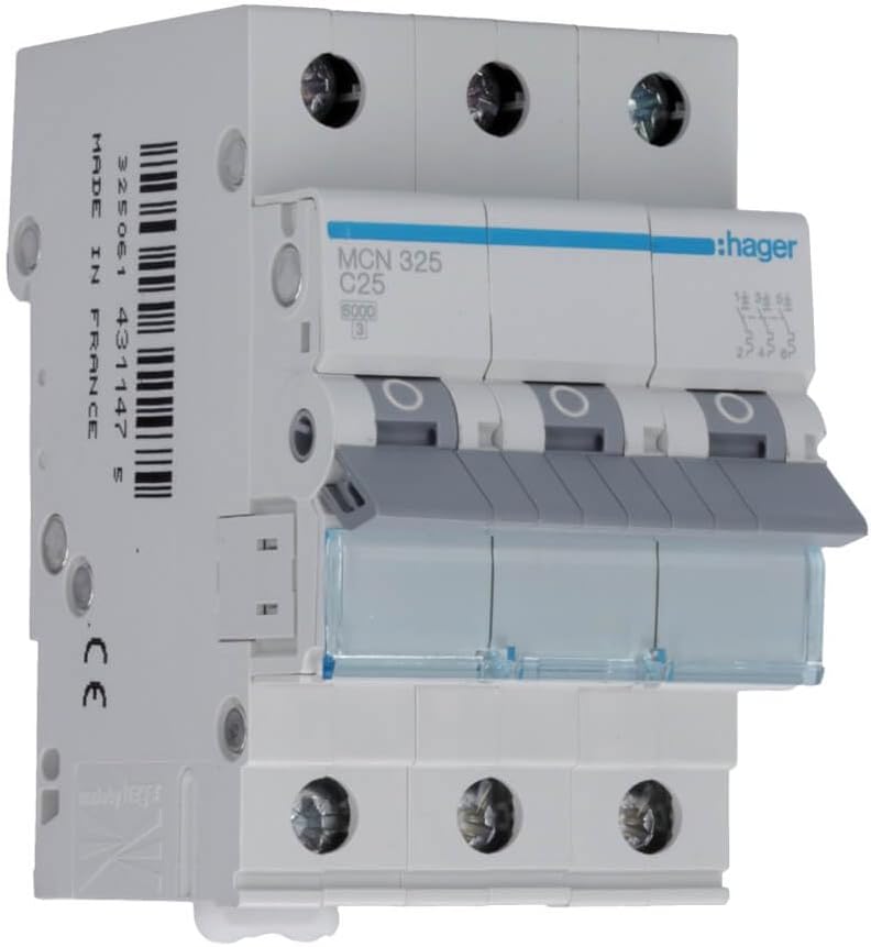 Hager MCN325 Circuit Breaker 25A-Made in EU - Image 2