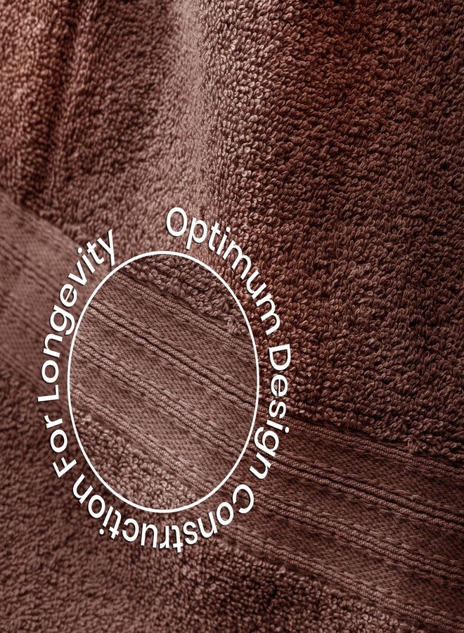 Sassoon Kama 100% Cotton 2 Piece Hand Towel in 450 GSM- Cocoa - Image 2