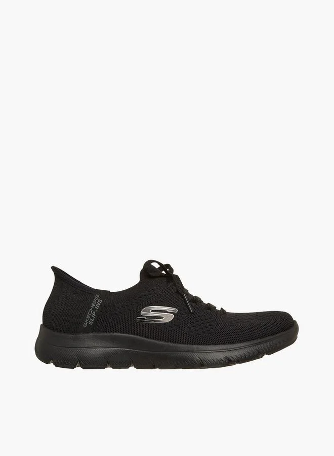 Skechers BLACK Women Summits Slip-On Sports Shoes for Women | Best Price UAE