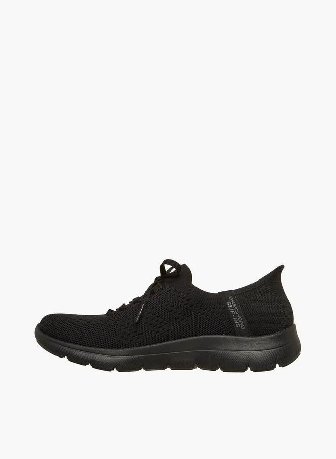 Skechers BLACK Women Summits Slip-On Sports Shoes for Women | Best Price UAE