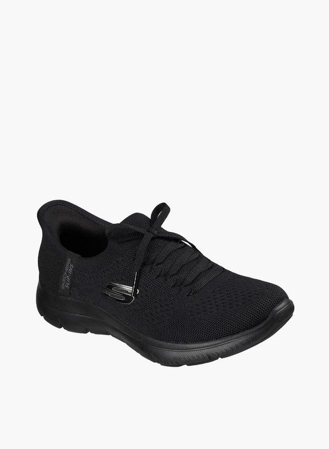 سكيتشرز Women Summits Slip-On Sports Shoes