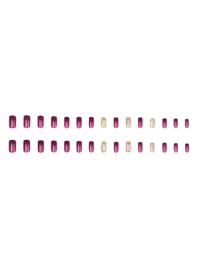 Lick - Press On Nails 30 Pcs French Manicure Fake/Artificial/False Reusable Nails With Application Kit Multicolor (Pack of 30) - Image 4