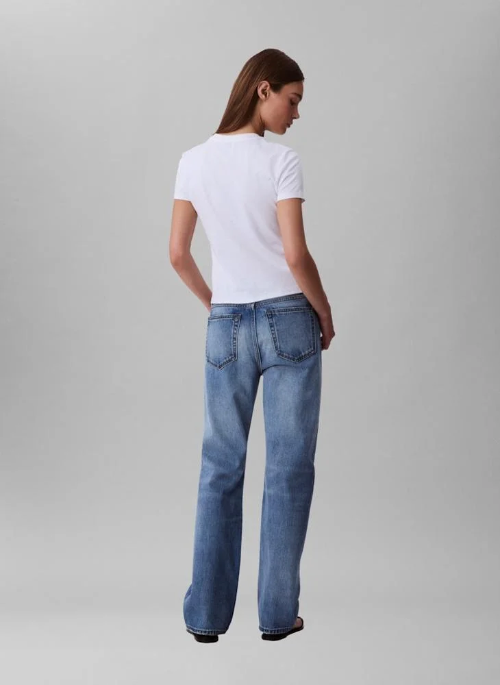 CALVIN KLEIN Casual Crew Neck T-Shirt