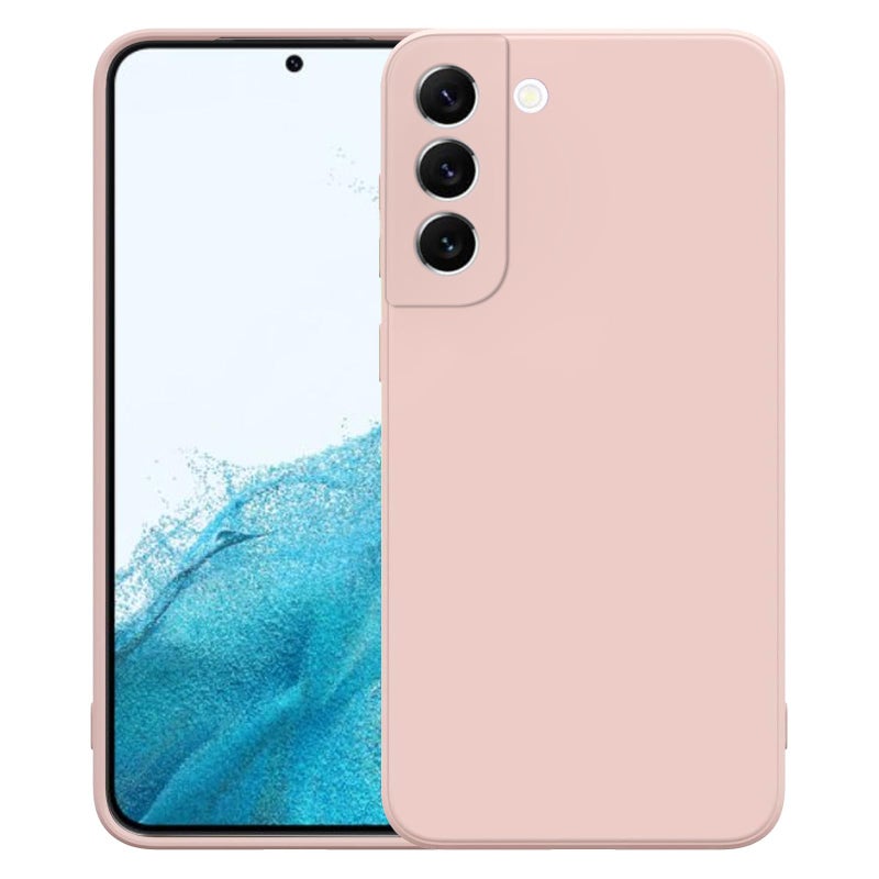 Maykela Silicone Cover Case Compatible with Samsung S22 Plus Thin with Camera Protection Soft Interior Slim Fit Flexible Phone Case for Samsung S22 PlusPink