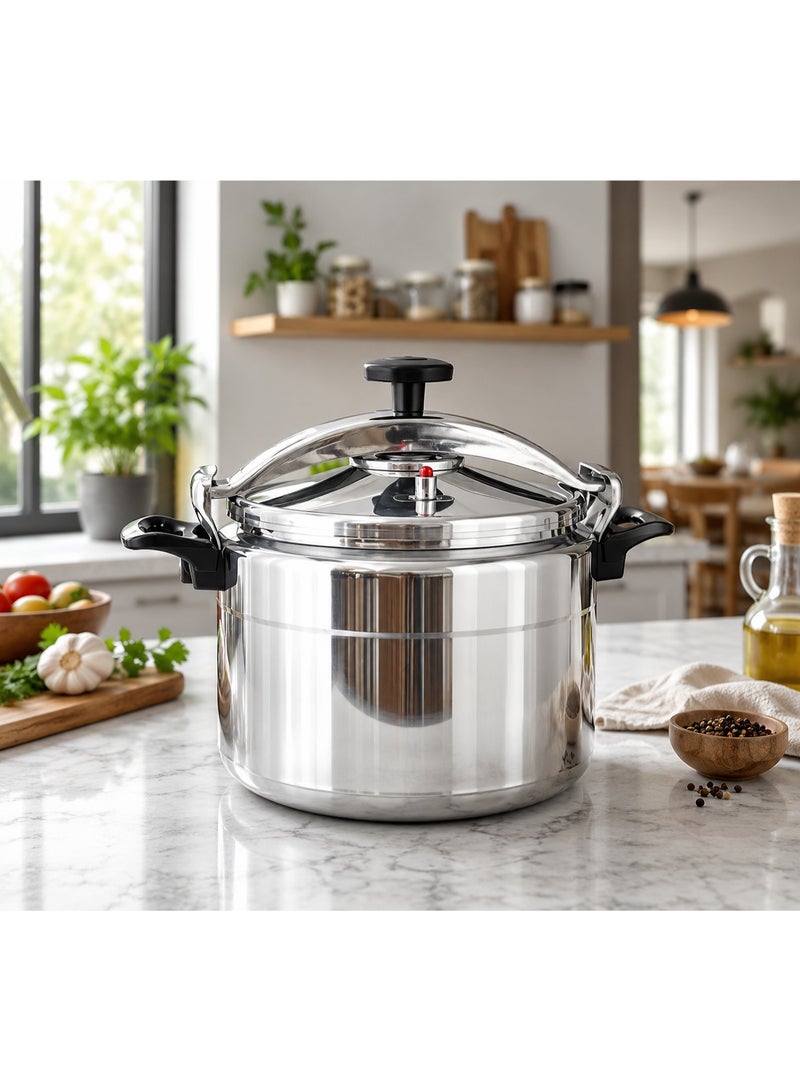 Aluminium Pressure Cooker 40L Heavy Duty Large Capacity Cooker for Home Restaurant and Catering Kitchen - Image 5