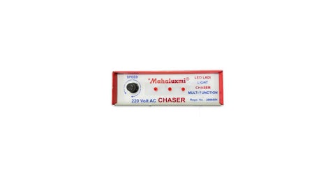 MAHALUXMI 3 Line LED lari Light Chaser Multi Function 220 Volt AC Each Point 10 LED lari