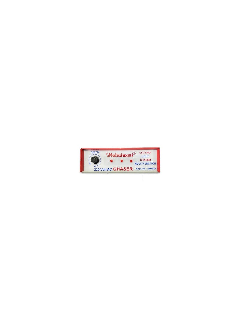 MAHALUXMI MAHALUXMI 3 Line LED lari Light Chaser Multi Function 220 Volt AC Each Point 10 LED lari  - Image 1