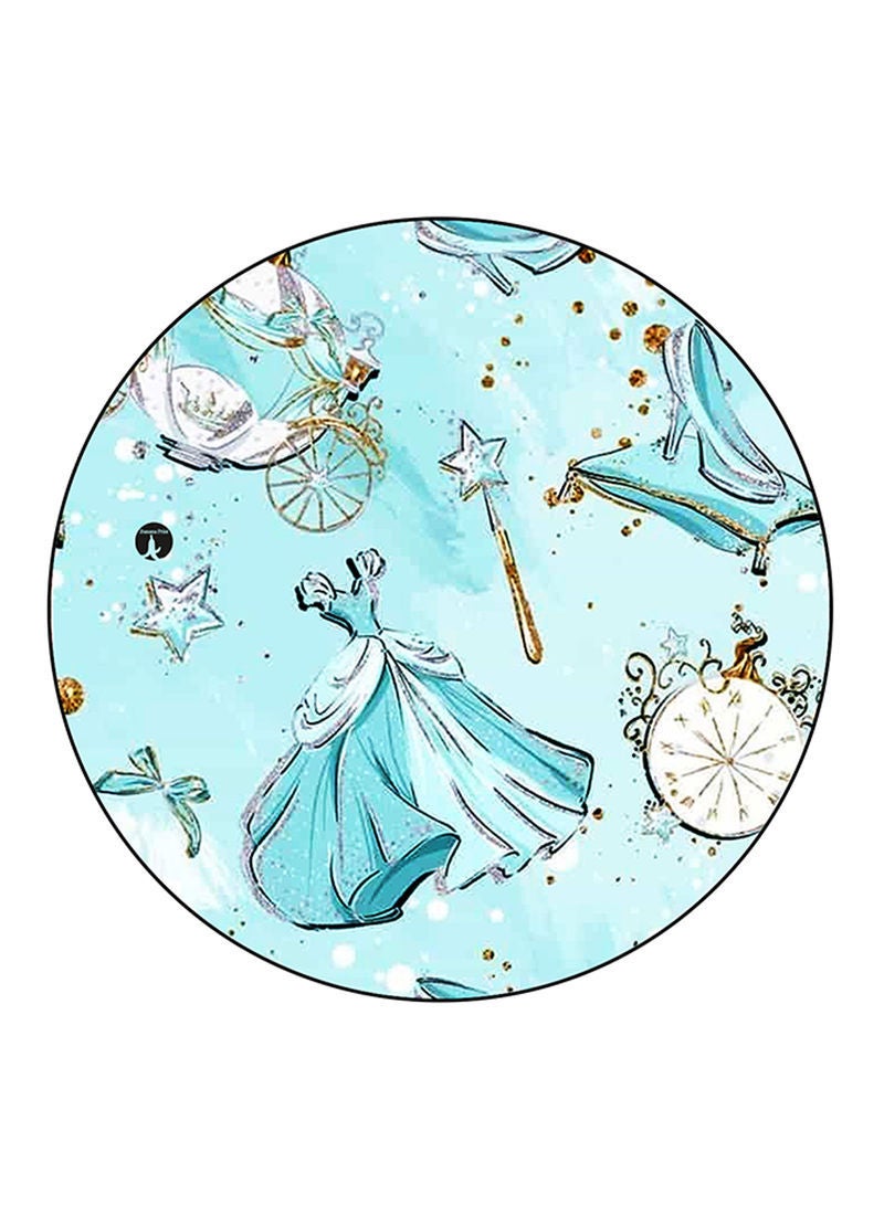 RKN Cinderella Printed Fridge Magnet  Round  Multicolour - Image 2