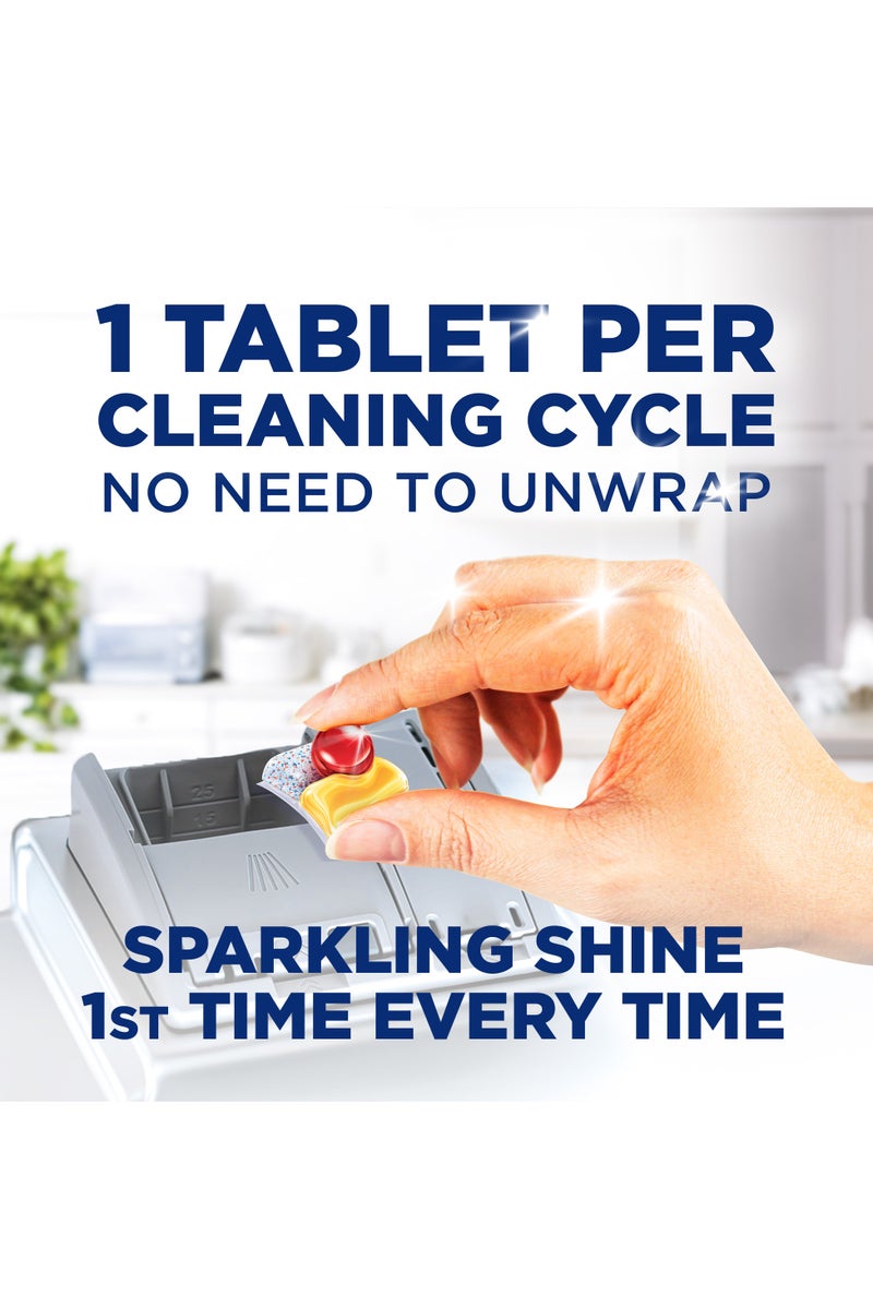 Finish Powerball Quantum Dishwasher Tablets Lemon Sparkle Scent 2 x 21 Tabs - Image 3