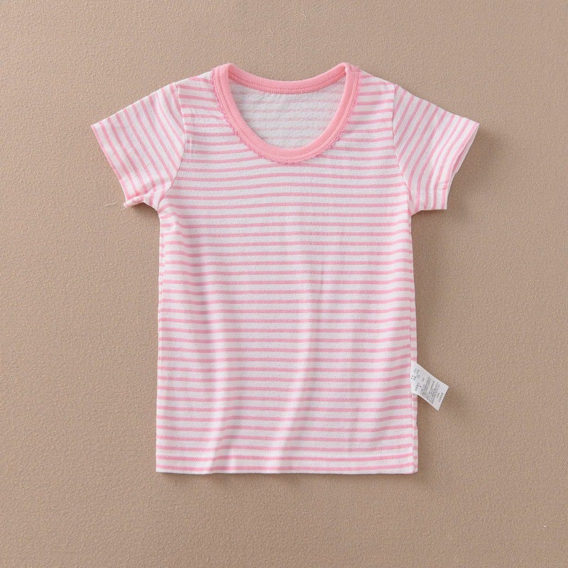 Children'S T-Shirt Short-Sleeved Girl'S Cartoon Summer All-Match Base Songyou Xisongwu New Japanese Breathable Mesh - Image 5