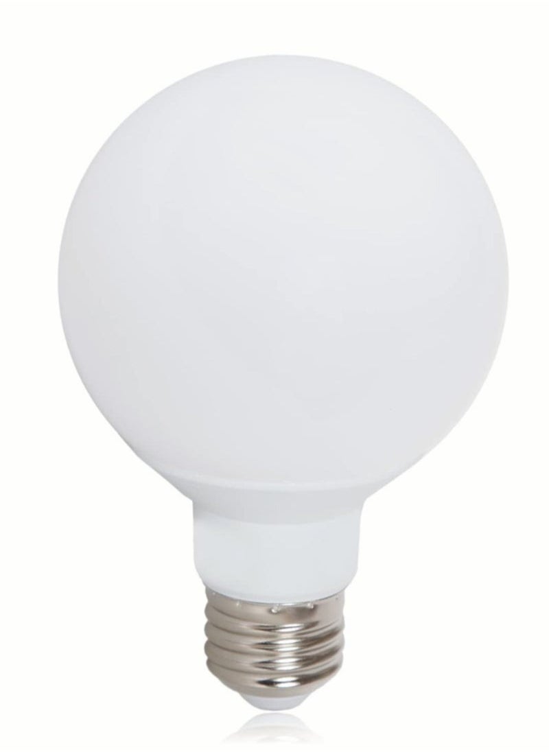 HILUKE - 6W LED G80 Edison Light Bulb Soft White 3000K 450lm E27 Medium Base Milky Glass Finishing Perfect for Vanity Makeup Mirror Droplight Floor lamp - Image 1