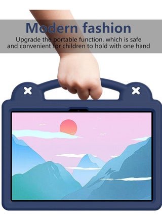 Kids Case Compatible with Honor Pad 9 12.1 inch 2024, Heavy Duty EVA Foam Shockproof Cover Kids Proof Case with Stand For Honor Pad 9 (Navy Blue) - view 3