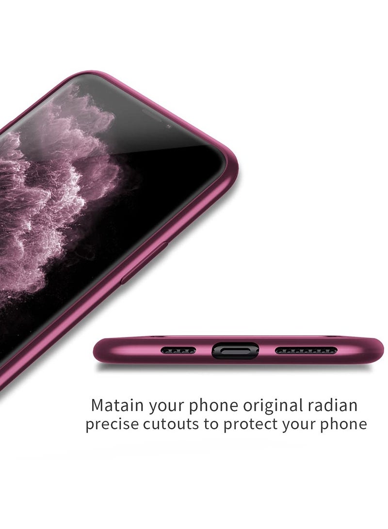 إكس ليفيل جراب Iphone 11 Pro Max مقاس نحيف ناعم من مادة TPU ذات سطح غير لامع ورفيع للغاية جراب هاتف خفيف الوزن وغطاء خلفي وقائي كامل للنساء متوافق مع هاتف Iphone 11 Pro Max 6.5 بوصة إصدار 2019 - Image 3