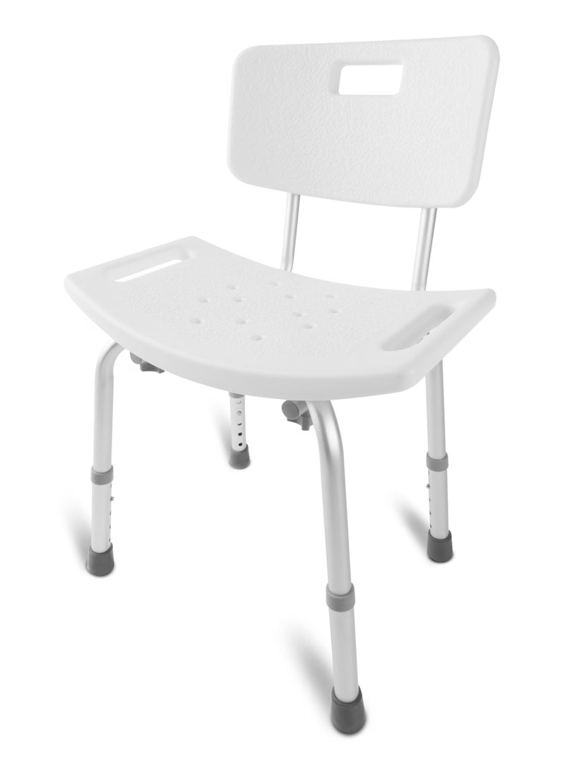 Adamsmed - Shower Chair with Backrest - Image 1