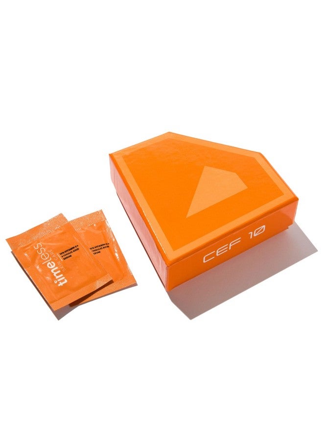 تايملس سكين كير مصل فيتامين سي مع فيتامين إي وحمض الفيروليك - مصل تفتيح البشرة بنسبة 10% من فيتامين سي - مصل للوجه للبشرة الدهنية والجافة - مصل خالٍ من العطور للعناية بالبشرة - 28 كيسًا للاستخدام مرة واحدة - Image 1