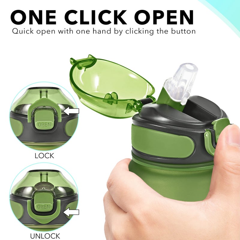 Enerbone 32 oz Drinking Water Bottle with Times to Drink and Straw, Motivational with Carrying Strap, Leakproof BPA & Toxic Free, Ensure You Drink Enough Water for Fitness Gym Outdoor - Image 5