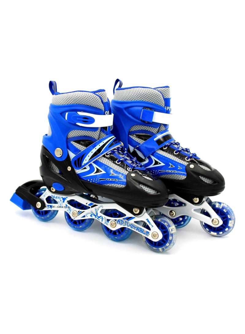 DubaiGallery Kids Sport Shoes Wheel Skate Roller Shoes Skateboard Girl And Boy Drive Roller Skate Shoes with wheels Double Push Button Adjustable - Image 4