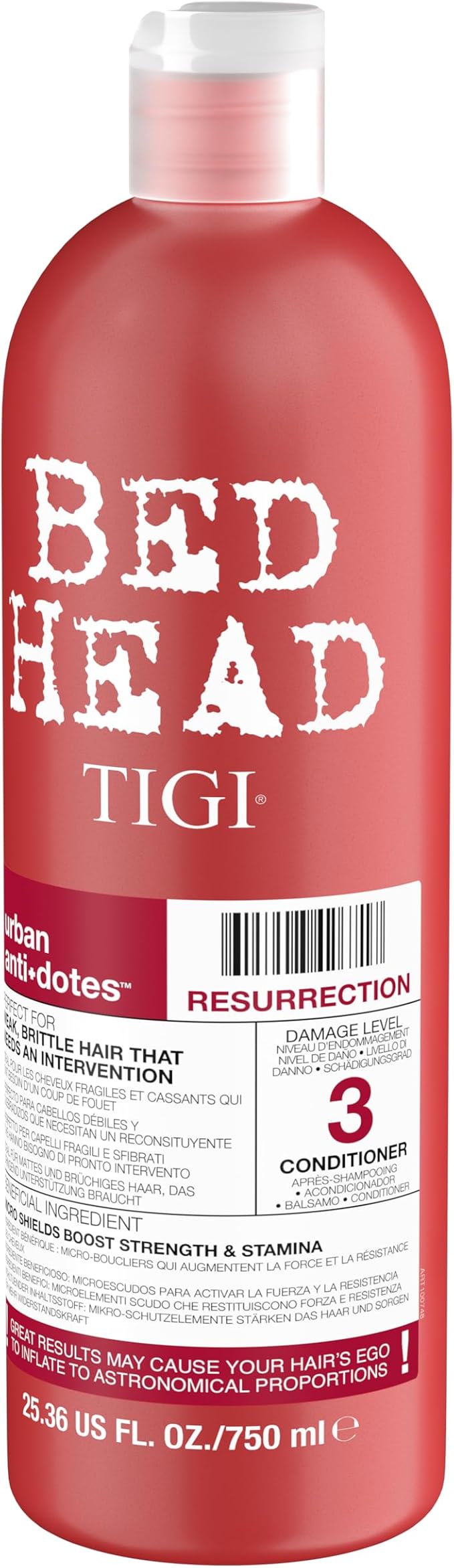 TIGI Bed Head by TIGI Urban Antidotes Resurrection Conditioner Ideal for Damaged Hair 750 ml - Image 5