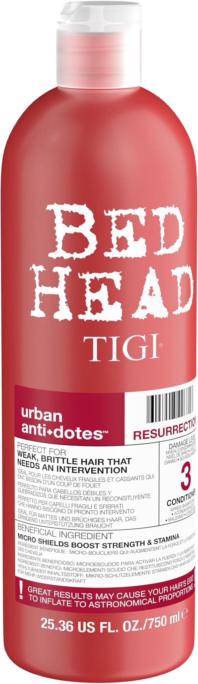 TIGI Bed Head by TIGI Urban Antidotes Resurrection Conditioner Ideal for Damaged Hair 750 ml - Image 2