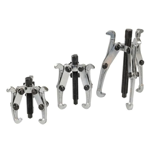 Silverline Gear Puller Set 3pce 75, 100 & 150mm (MS23) - Image 5