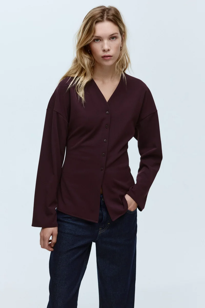 H&M Button-front top