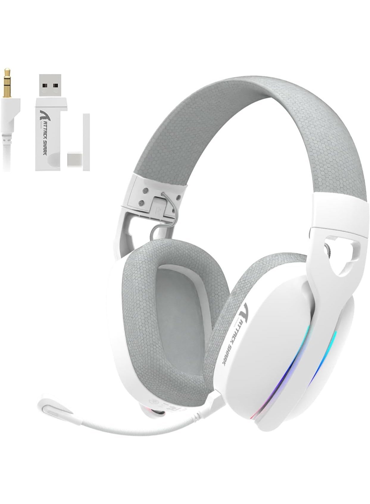 attackshark Attackshark L90 over-ear Wireless Gaming Headphone 215 g ZB6500E0E233896A58038Z