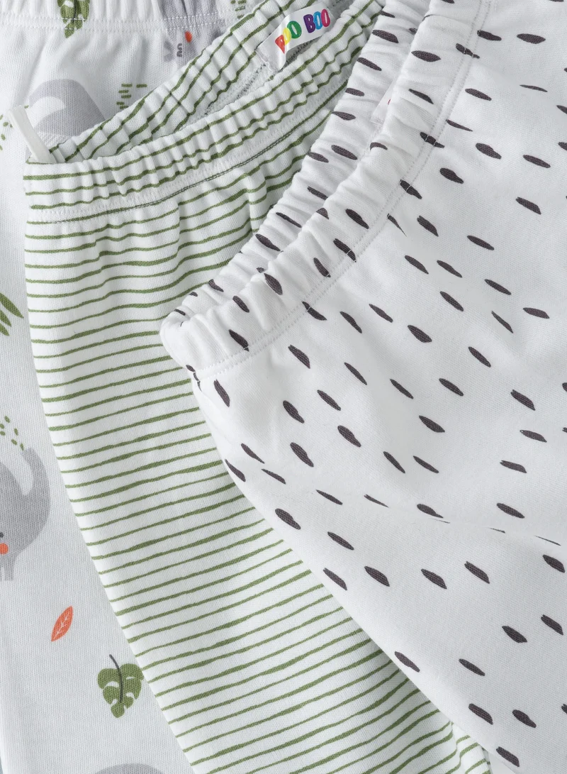 Boo Boo BooBoo Kids Jungle Range 3 Pk Leggings