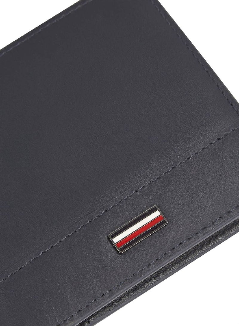 TOMMY HILFIGER Men's Corporate Bifold Wallet - Leather, Blue  - Image 4