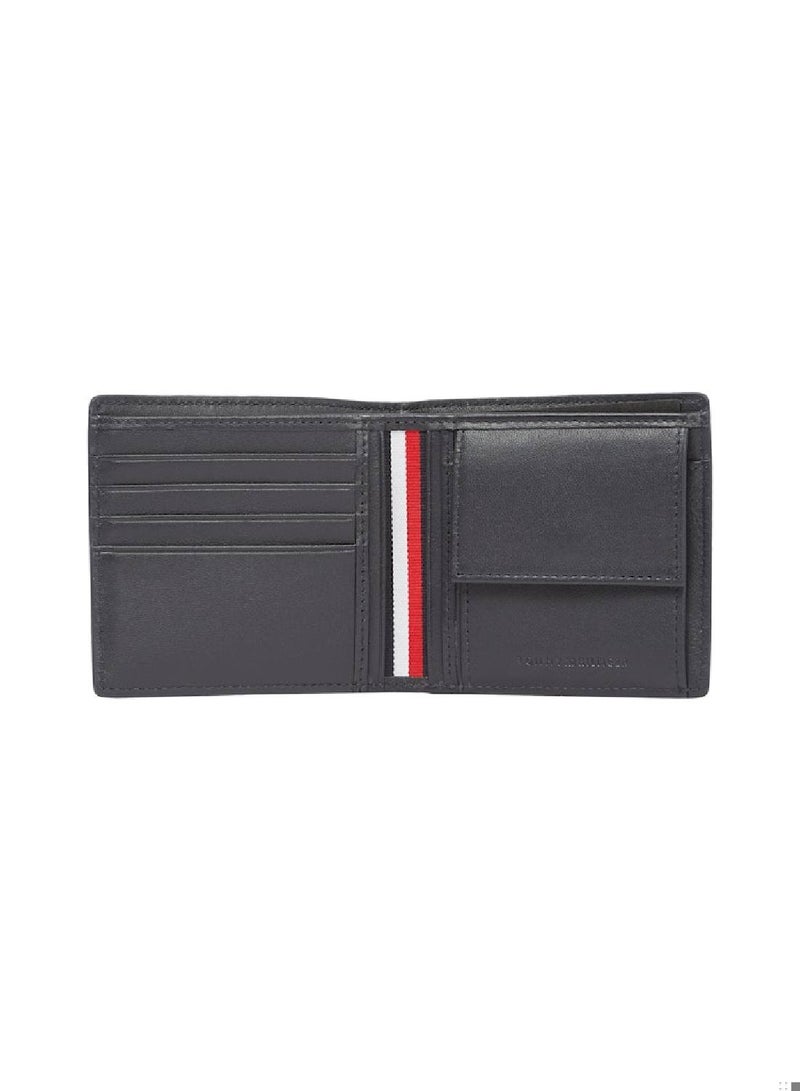 TOMMY HILFIGER Men's Corporate Bifold Wallet - Leather, Blue  - Image 3