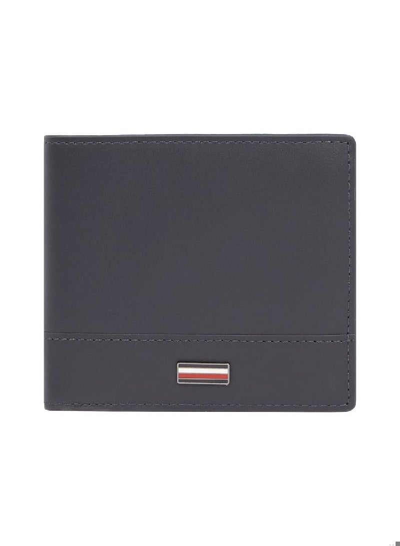 TOMMY HILFIGER Men's Corporate Bifold Wallet - Leather, Blue  - Image 1