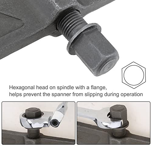 ChgImposs 8 Inch 2-Jaw Gear Puller, Adjustable Bearing Puller Gears, Reversible Removal Tool for External Internal Pulling, CR-V Two Claws Puller Tool for Removal of Pulleys Flywheels Bearings Gears - Image 5