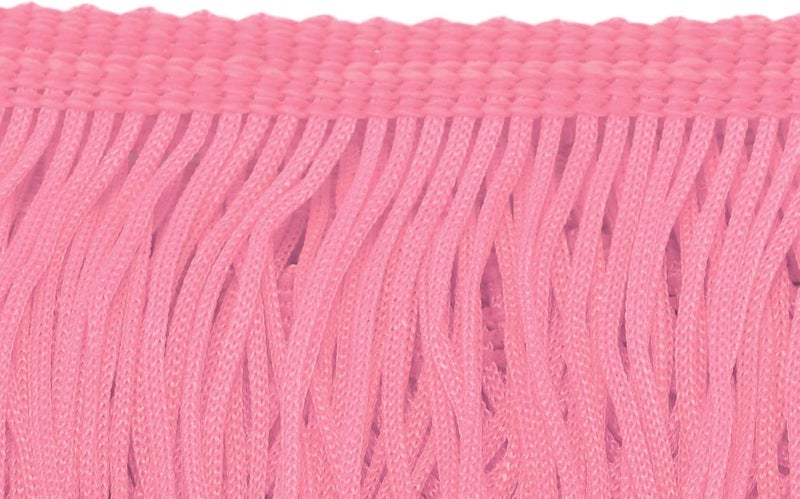 Fringed Tassel Table Skirt, Long Soft Brightly Colored Table Cloth for Party Decoration, DIY Craft Table Skirt with Hand - Cut Tassels for Baby Shower Birthday Holiday Home Festive (Pinkish) - Image 4
