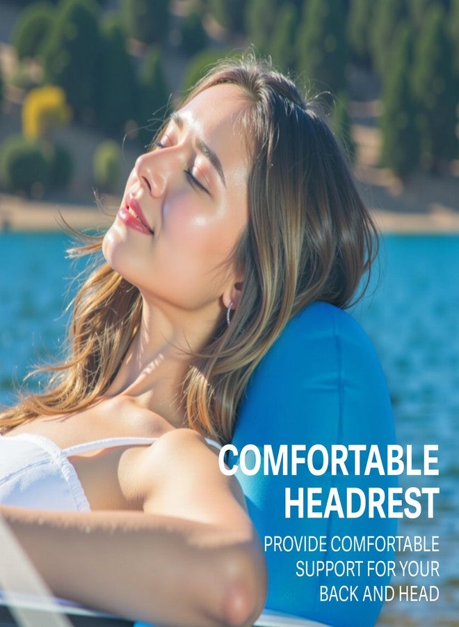 WISHDIAM Inflatable River Tube Float for 2 Person, Extra Large Heavy-Duty Raft with Cooler Compartment for Drinks & Ice, 2-in-1 Floating Lounge for Pool, River, Lake, Family Backyard - Rip-Resistant Design - Image 2