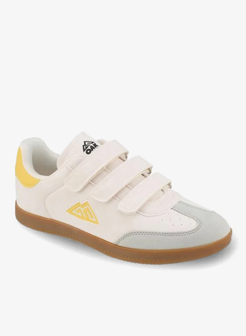 Oaklan By Shoexpress YELLOW Women Hook & Loop Ankle Sneakers for Women | Best Price UAE