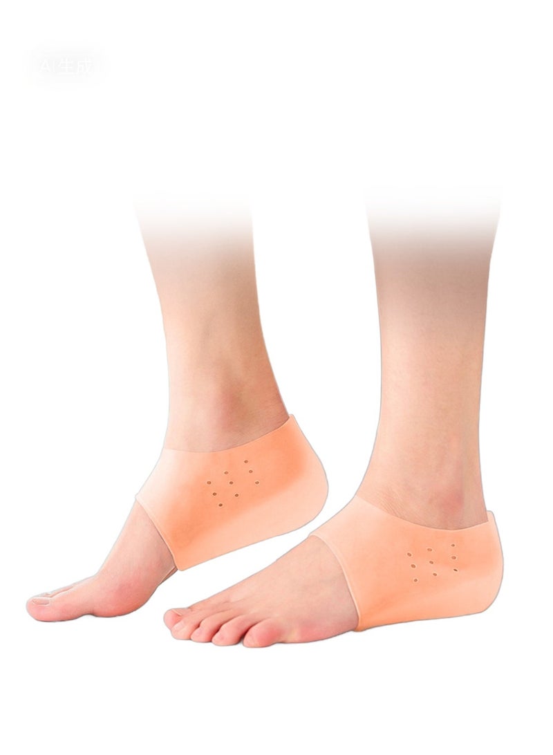 Height Increase Insoles – 4CM Gel Heel Pads with Arch Support, Cushion Shoe Inserts, Invisible Heel Lift, Heel Cups & Protectors for Comfort and Shock Absorption - Image 1