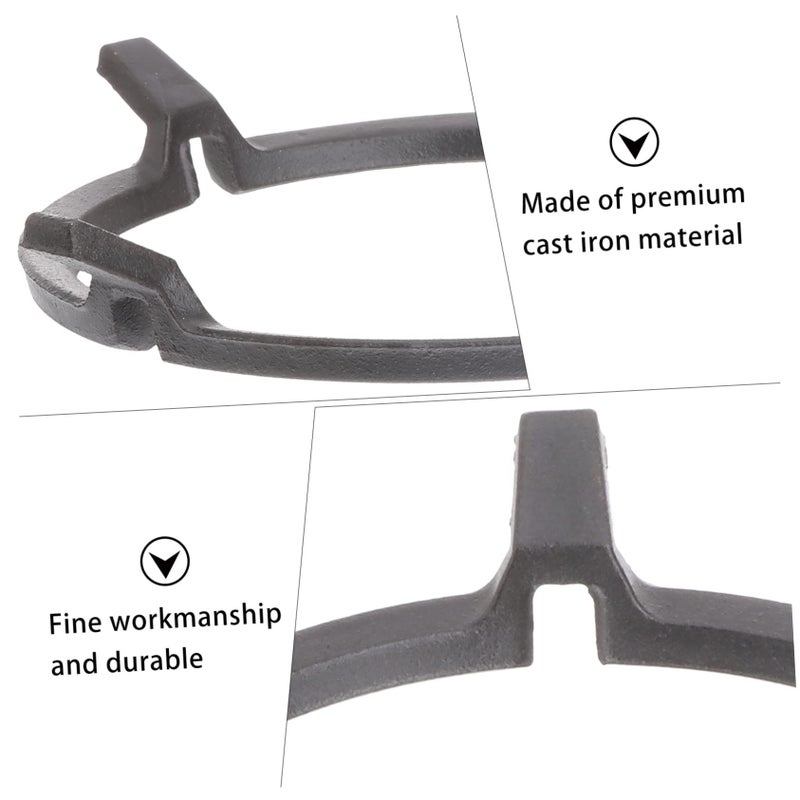 Non Slip Cast Iron Wok Ring Holder For Gas Stove Pots And Pans - Image 4